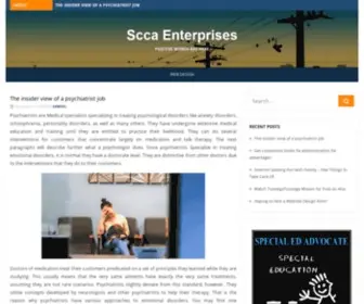 Scca-Enterprises.com(Scca Enterprises) Screenshot