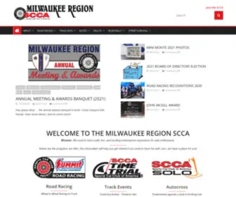 Scca-Milwaukee.org(The Milwaukee Region SCCA) Screenshot