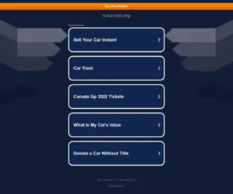 Scca-NNJR.org(This domain may be for sale) Screenshot