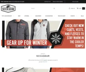 Sccagear.com(The Official Provider of SCCA Licensed Merchandise and Apparel) Screenshot