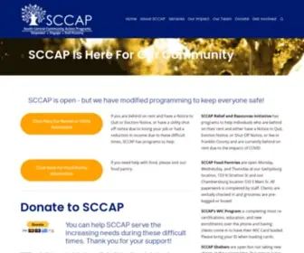 Sccap.org(Anti-poverty work dedicated to assisting local families become self) Screenshot