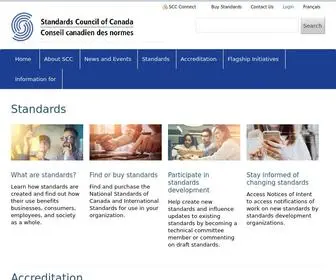 SCC.ca(Standards Council of Canada) Screenshot