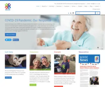 SCCCC.co.uk(Sheffield Churches Council for Community Care) Screenshot