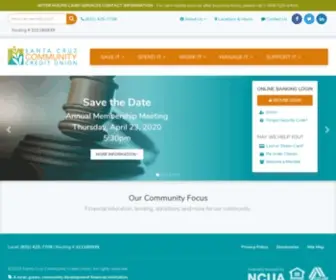 SCccu.org(Santa Cruz Community Credit Union) Screenshot