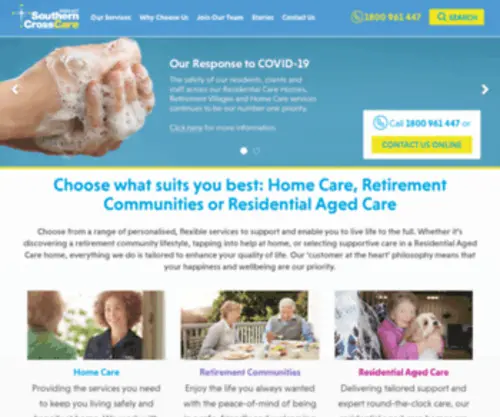 SCcliving.org.au(Southern Cross Care (NSW & ACT)) Screenshot