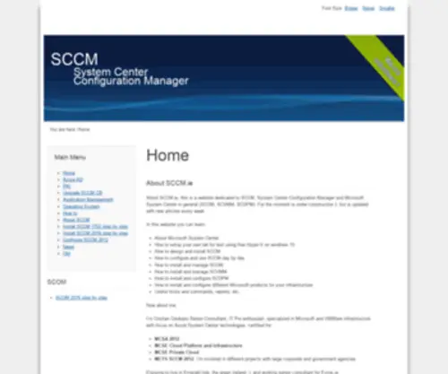 SCCM.ie(SCCM) Screenshot