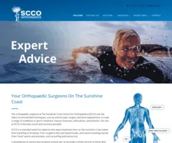 Scco.com.au(The Sunshine Coast Centre for Orthopaedics) Screenshot