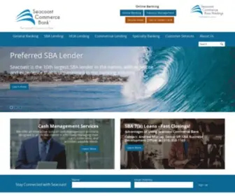 Sccombank.com(Seacoast Commerce Bank) Screenshot