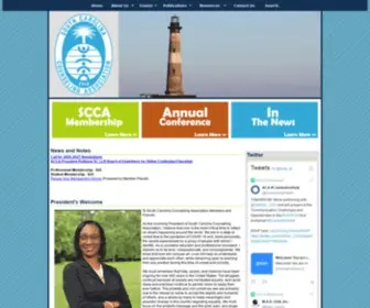 Sccounselor.org(South Carolina Counseling Association) Screenshot