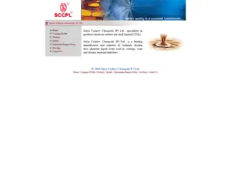 SCCPL.com(Satya Cashew Chemicals (P)) Screenshot