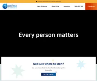 SCCQLD.com.au(Southern Cross Care QLD) Screenshot