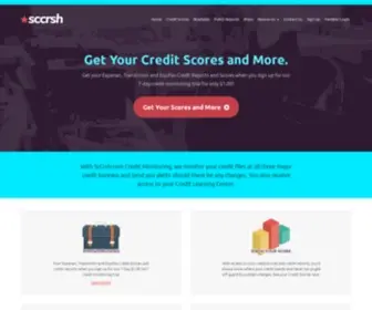 SCCRSH.com(Credit Score Check & Credit Monitoring Services) Screenshot