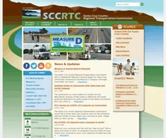 SCCRTC.org(Santa Cruz County Regional Transportation Commission) Screenshot