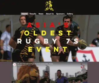 SCcrugbysevens.com(The SCC 7s) Screenshot