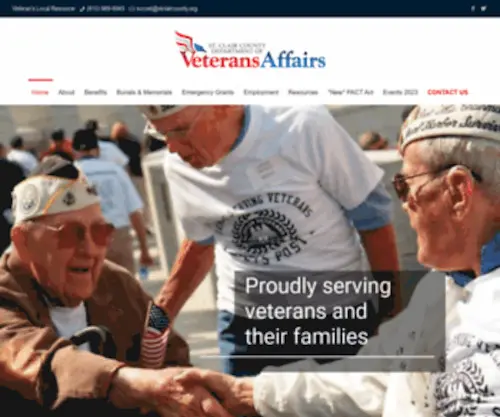 SCcvet.us(Resources and information for the veterans of St) Screenshot