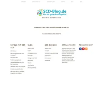 SCD-Blog.de(Alles rund um die Spezielle Kohlenhydrat) Screenshot