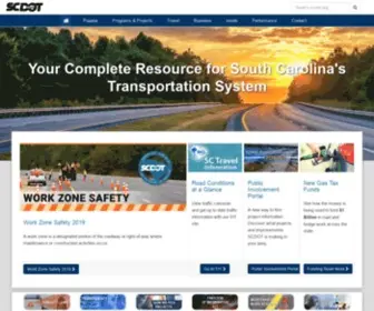 SCDot.org(South Carolina Department of Transportation) Screenshot