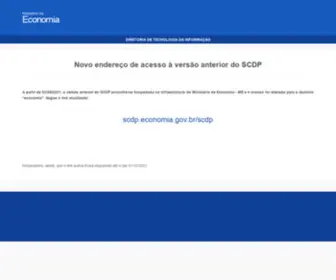 SCDP.gov.br(Novo endereço) Screenshot