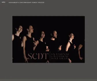 SCDtheatre.org(SACRAMENTO CONTEMPORARY DANCE THEATRE) Screenshot