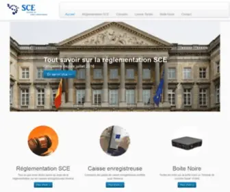Sce-Horeca.be(Réglementation SCE) Screenshot