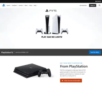 Scea.com(PlayStation®) Screenshot