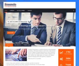 Sceamdo.com(Technology and Management Consulting) Screenshot