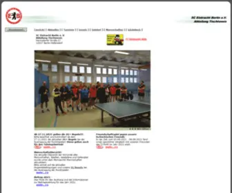 Scebtt.de(SC Eintracht Berlin e.V) Screenshot