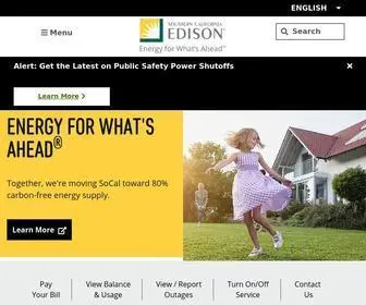 Sce.com(Southern California Edison) Screenshot