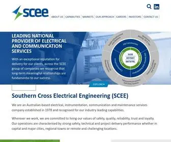 Scee.com.au(Southern Cross Electrical Engineering) Screenshot