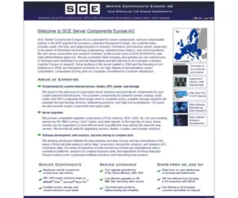 Sce.eu(SCE Server Components Europe AG) Screenshot