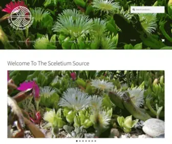 Sceletium.com(The Sceletium Source) Screenshot