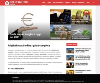 Sceltamutuionline.it(Tutto quello che c'è da sapere sui mutui online dalla A alla Zeta) Screenshot