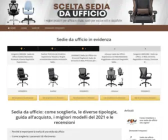 Sceltasediadaufficio.it(Sedia da ufficio) Screenshot