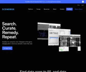 Scenebox.ai(DataOps for Computer Vision) Screenshot