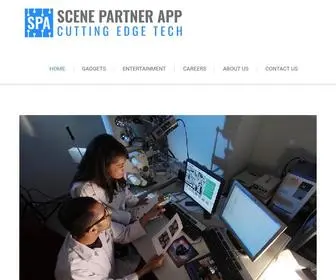 Scenepartnerapp.com(Tech literacy) Screenshot