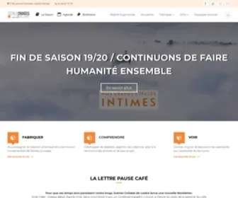 Scenescroisees.fr(Scène conventionnée) Screenshot