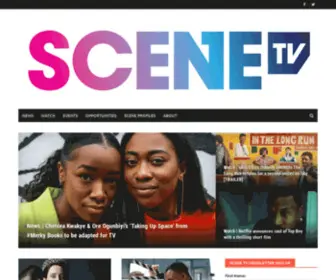 Scenetv.co.uk(Promoting the inclusion of diverse talent and stories in TV & Film) Screenshot