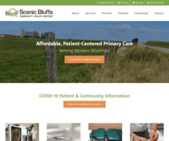 Scenicbluffs.org(Scenic Bluffs Community Health Centers) Screenshot