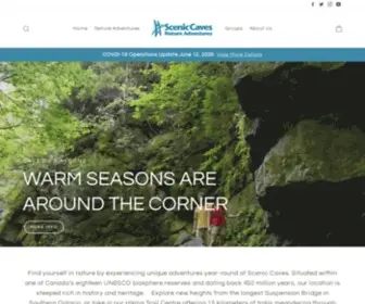 Sceniccaves.com(Scenic Caves Nature Adventures) Screenshot