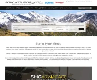 Scenichotelgroup.co.nz(Scenic Hotel Group) Screenshot