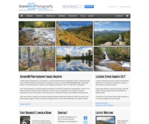 Scenicnh.com(ScenicNH Photography LLC) Screenshot