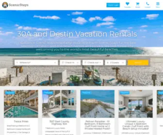 Scenicstays30A.com(Destin and 30A Vacation Homes and Condos) Screenshot