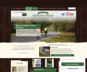 Scenictrace.com(Explore the Natchez Trace) Screenshot