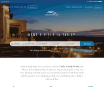 Scent-OF-Sicily.com(Villas in Sicily to rent) Screenshot