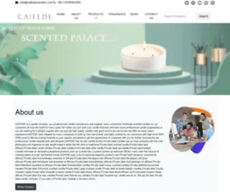 Scentedcandlemanufacturers.com(Wholesale private label candle manufacturers) Screenshot