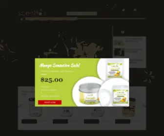 Scentfuls.com(Natural Scented Soy Candles) Screenshot