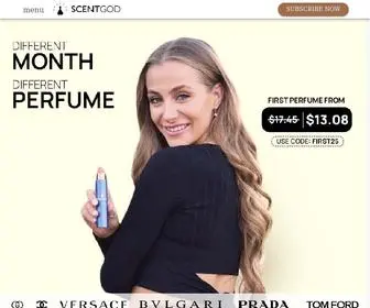 Scentgod.com.au(ScentGod Perfume Subscription Australia) Screenshot