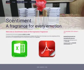 Scentiment.co.za(Inspiration perfume) Screenshot