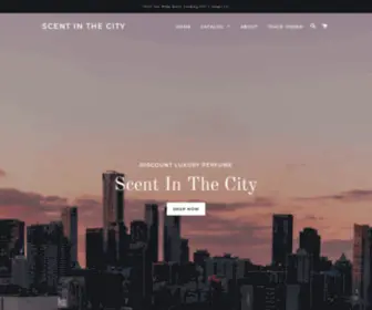 Scentinthecity.com(Scent In The City) Screenshot