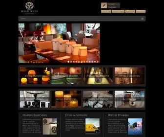 Scentmospheres.com.mx(Velas) Screenshot